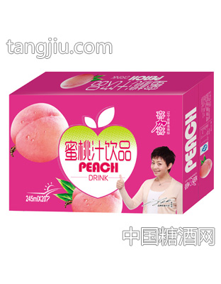 喜加喜密桃汁饮品245mlx20罐箱