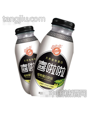 喜啦啦植物蛋白饮品瓶装（黑）200ml