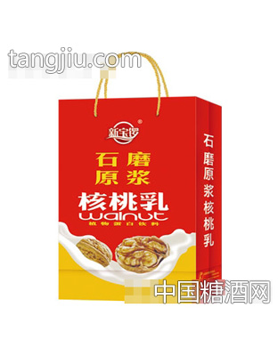 新宝锣石磨原浆核桃乳（袋）
