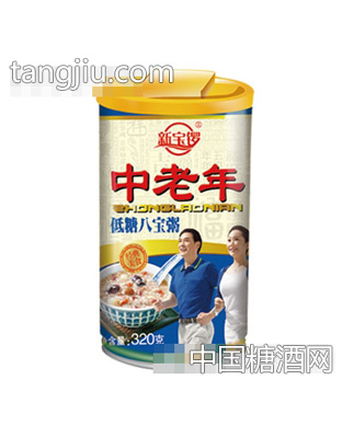 新宝锣中老年低糖八宝粥320g