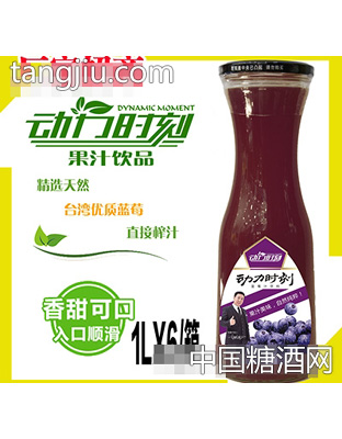 1L动力时刻蓝莓汁
