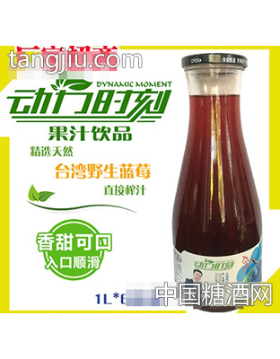 1L动力时刻大口蓝莓汁