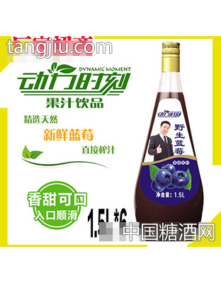 1.5L动力时刻野生蓝莓汁