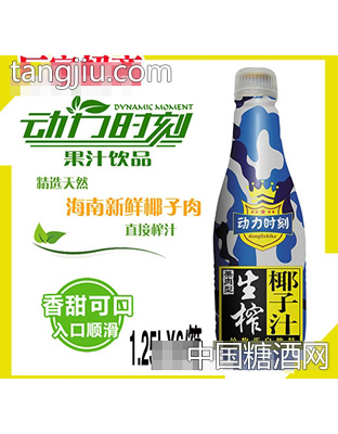 1.25L动力时刻果肉型生榨椰子汁