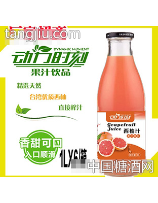 1L动力时刻西柚汁果汁饮料