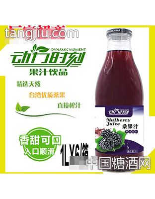 1L动力时刻桑果汁饮料