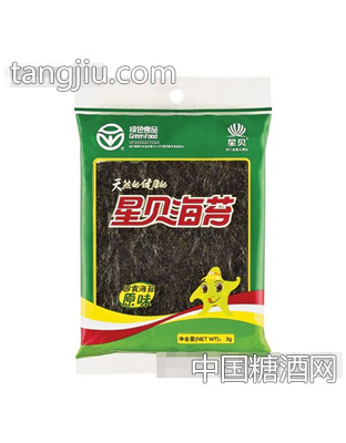 星贝即食海苔3g原味