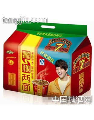 薯与我薯膳两面芥菜肉丝七连包
