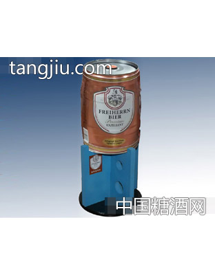 蓝色酒架