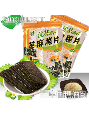 优基芝麻夹心脆片45g