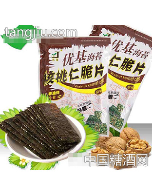 优基海苔核桃夹心脆片