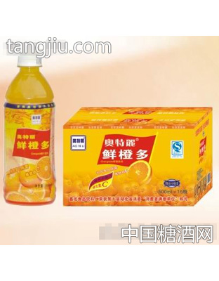 奥特丽鲜橙多500ml