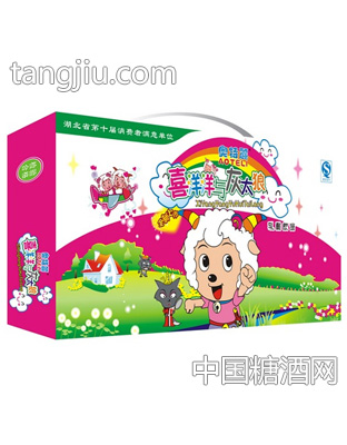 奥特丽喜洋洋与灰太狼乳酸饮料