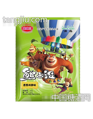 鑫木兰熊出没香葱鸡翅味