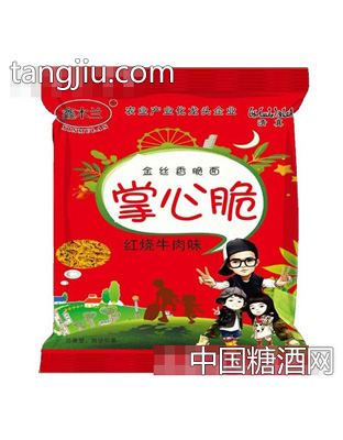 鑫木兰掌心脆红烧牛肉味散称
