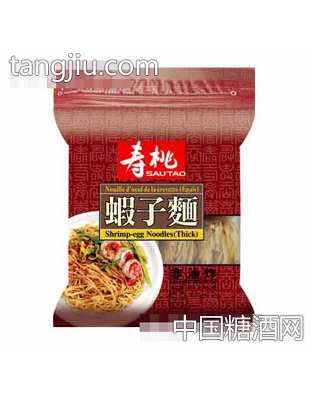 寿桃袋装虾子面(粗)