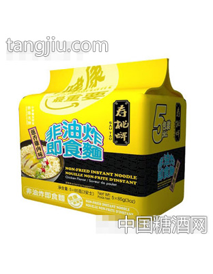 寿桃非油炸即食面(5包)葱香鸡肉