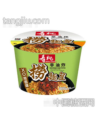 寿桃非油炸捞面皇(碗装)XO葱香酱