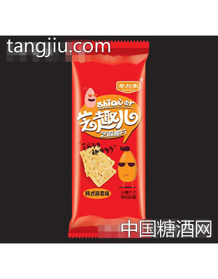 老刘家芝趣儿芝麻脆片韩式酱香味