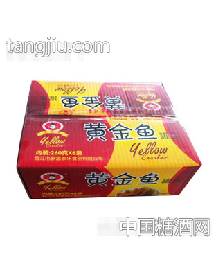 黄金鱼罐头整箱260g