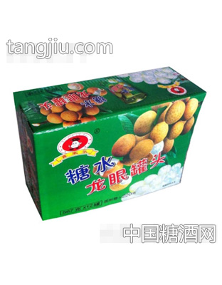 糖水龙眼罐头整箱