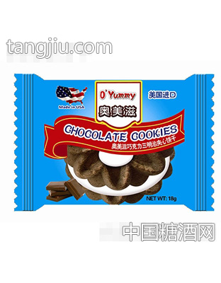 新选择巧克力三明治夹心饼干