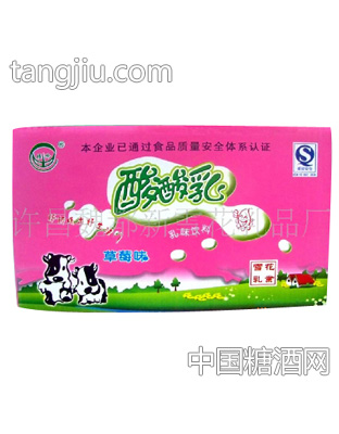 福岭乳饮料草莓味箱装