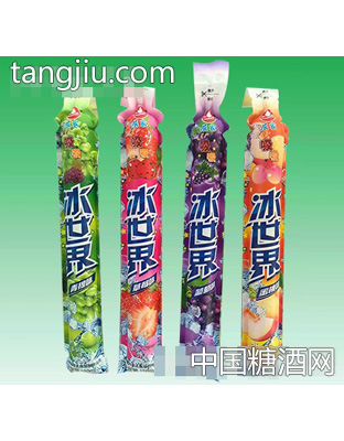 屈家吸吸冰世界草莓味果味饮料