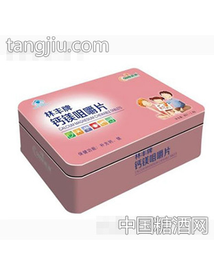 新阳保健钙镁咀嚼片铁盒