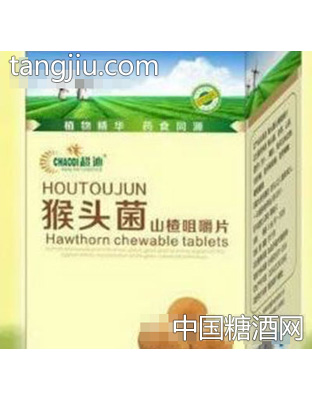 新阳保健猴头菌山楂咀嚼片