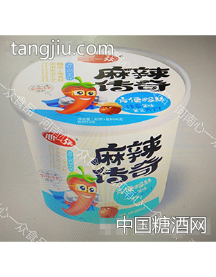 心一众麻辣传奇方便粉丝滋补山药羊肉味桶装