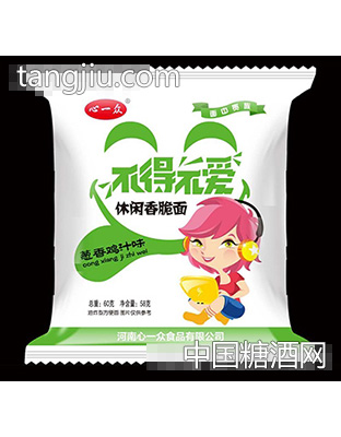 心一众不得不爱休闲香脆面葱香鸡汁味60g
