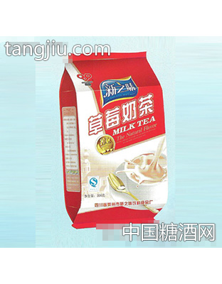 新之味草莓奶茶