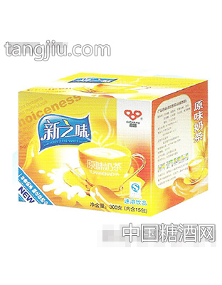 新之味原味奶茶300克箱装