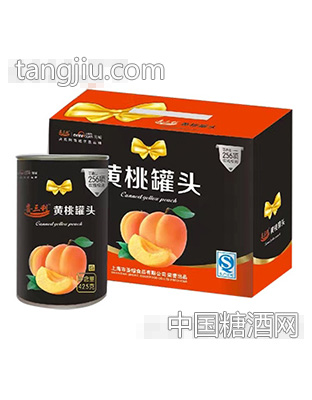 喜三利黄桃罐头固物含量≥60%