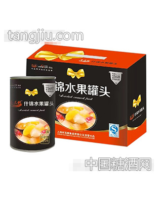 喜三利什锦水果罐头固物含量≥60%