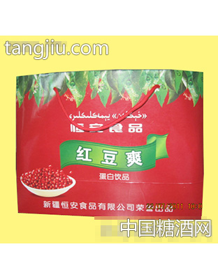恒安红豆爽蛋白饮品礼盒