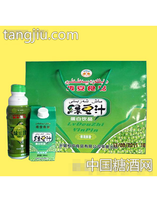恒安绿豆汁蛋白饮品礼盒