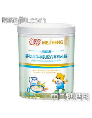 婴幼儿牛初乳配方有机米粉0段
