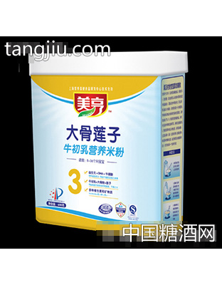 美亨大骨莲子牛初乳营养米粉3段
