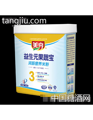 美亨果蔬宝牛初乳营养米粉3段