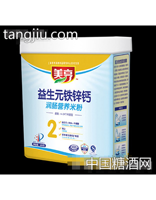美亨铁锌钙牛初乳营养米粉2段