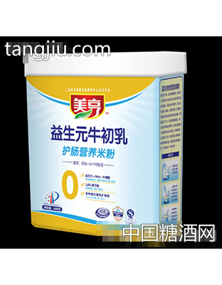 美亨益生元牛初乳护肠营养米粉0段