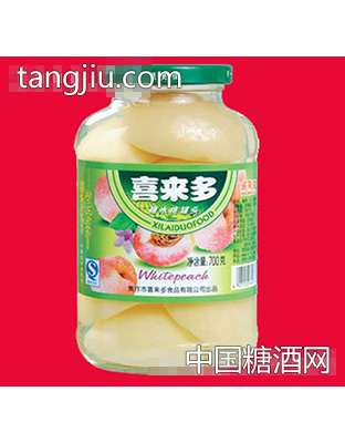喜来多700克白桃罐头