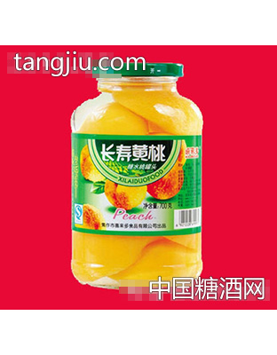 喜来多700克黄桃罐头