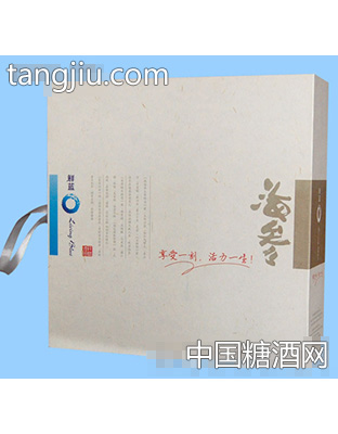 鲜蓝海参灰色礼盒装