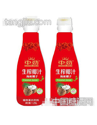 中劲生榨椰汁植物蛋白饮料1.25L