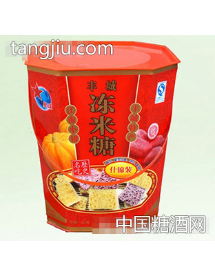 冻米糖什锦桶装