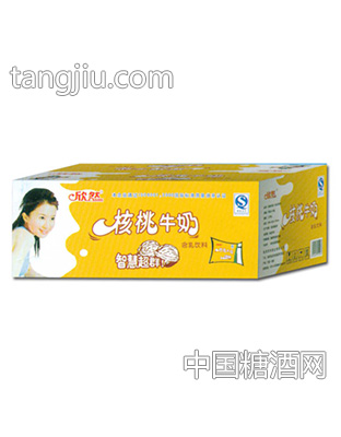 欣然核桃牛奶
