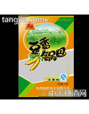 金栗豆香锅巴120g(五香味)